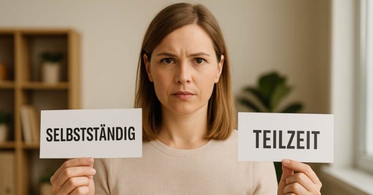 Selbstständig versus Teilzeit