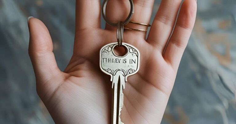 Der Schlüssel liegt in deiner Hand