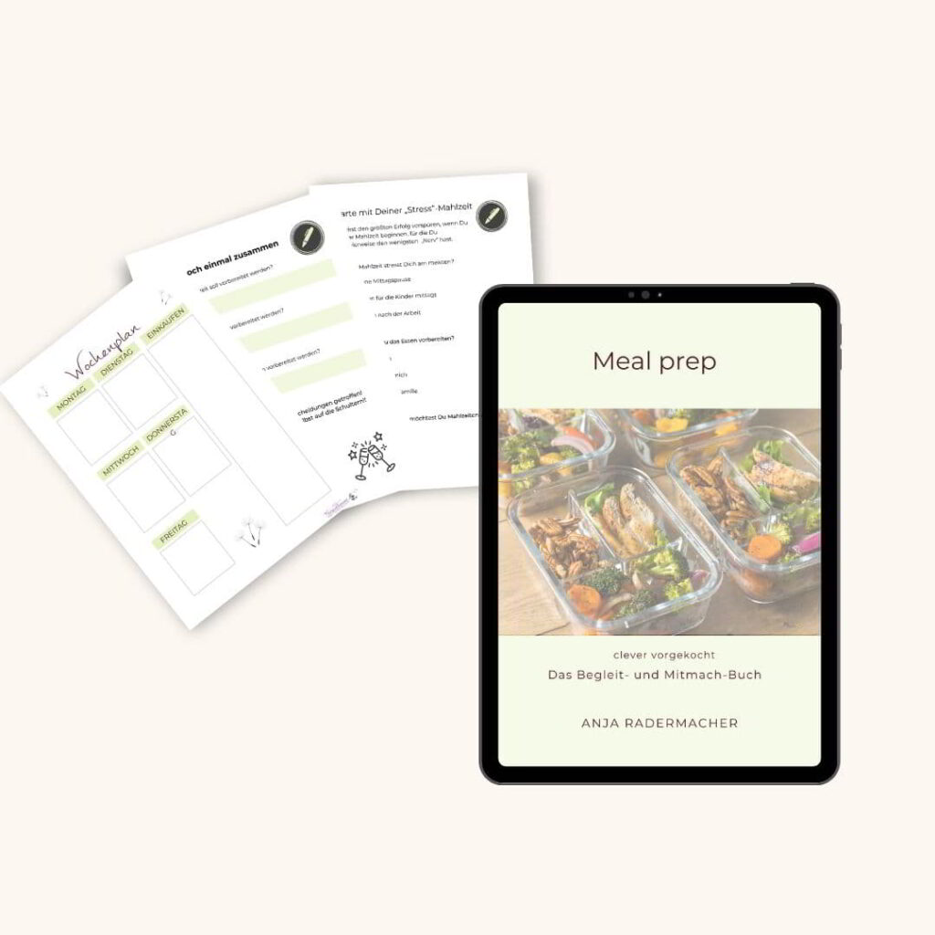Meal Prep lernen; Workbook;