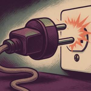 Stecker ziehen; keine Energie; Erschöpfung