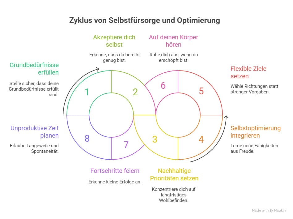 Selbstfürsorge und Selbstoptimierung in Einklang